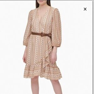 Calvin Klein - Embroidered Dress